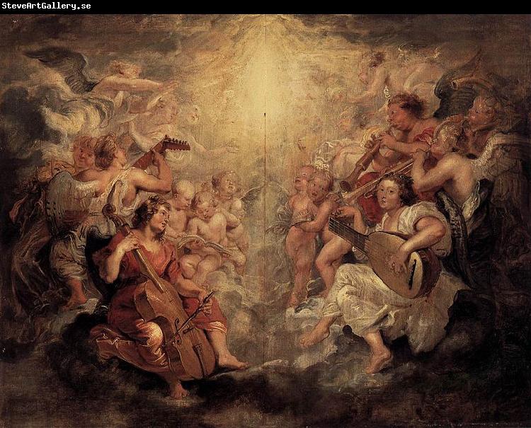 Peter Paul Rubens Music Making Angels